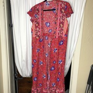 Flowery Dress Wrap